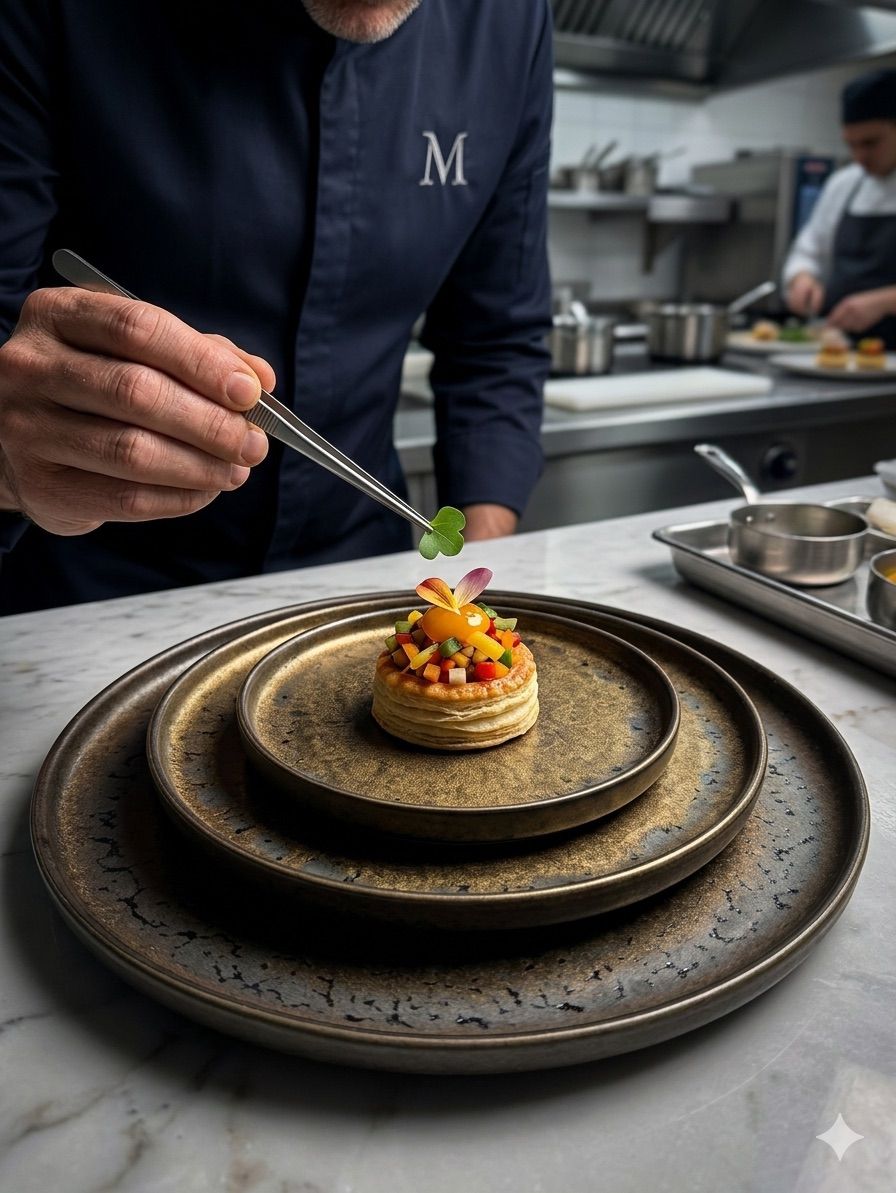 Assiette / Plate Bronze
