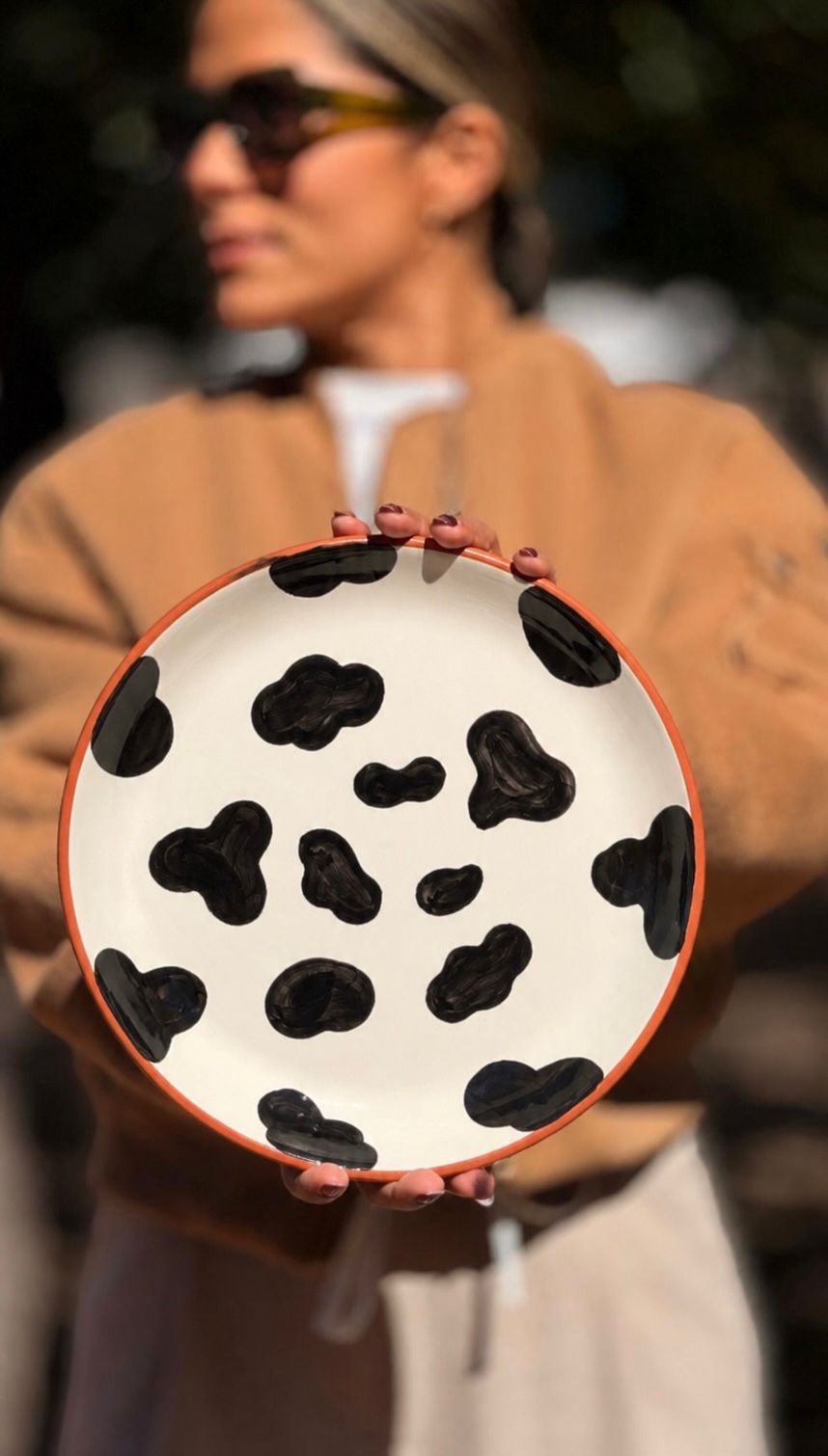 Plate Cow \ Assiette Vache